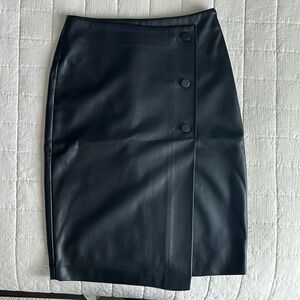 “Leather” Pencil Skirt